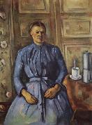 Paul Cezanne Woman with a  Coffee Pot oil